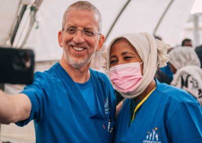 morris hartman and operation ethiopia volunteer taking a selfie