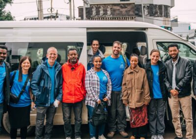 group of operation ethiopia volunteers